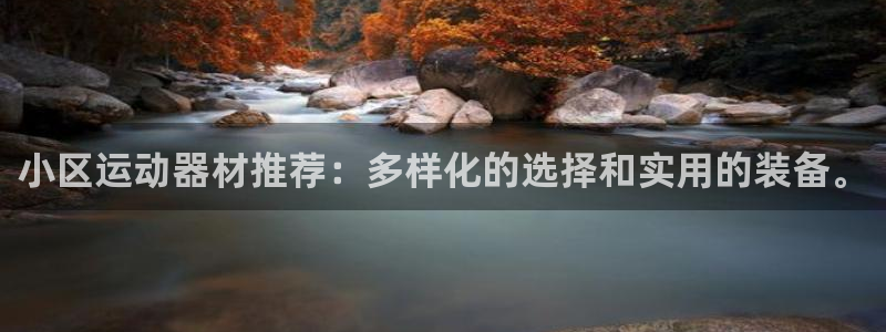 意昂体育4平台注册要钱吗：小区运动器材推荐：多样化的
